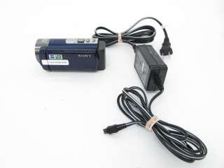 Sony Handycam DCR SX45 Camcorder   Blue w/ 8GB Card 027242819887 