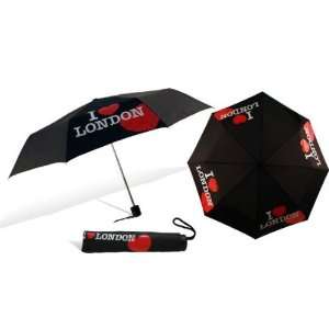  Best of British Classic I Love London Souveneer umbrella 