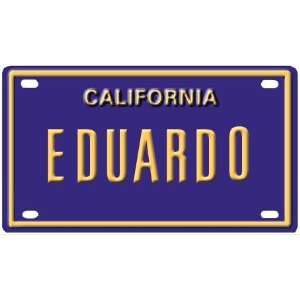  Eduardo Mini Personalized California License Plate 