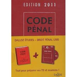  Dalloz etudes droit penal LMD 2010/2011 (9782247090730 
