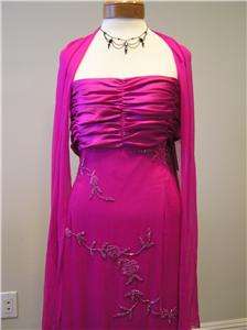 NWT SCALA social evening prom formal pageant silk dress 1X (16/18 