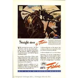 1943 Fisher Straight steer by Fisher Vintage Ad