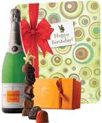 Veuve Clicquot Happy Birthday with Demi Sec & Godiva Chocolates 