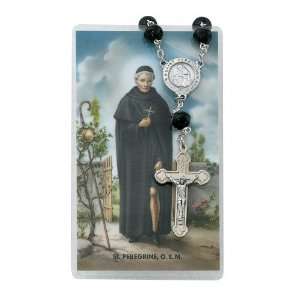 St Peregrine Auto Rosary Prayer Auto Rosaries Inexpensive Great Gift 