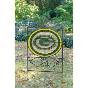  GREEN BAY PACKERS Team Logo STAINED GLASS YARD SIGN (20 x 