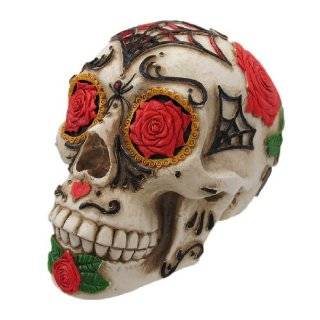 Day of The Dead Dod Tattoo Sugar Skull Head Display Decoration