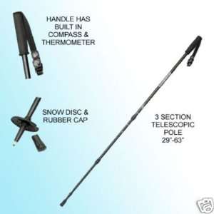  Hammers HP1 Anti Shock Hiking Pole with Compass 