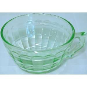  GL479   Green depression glass punch cup: Home & Kitchen