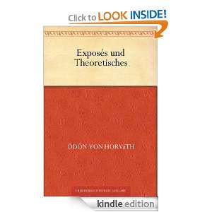 Exposés und Theoretisches (German Edition) Ödön von Horváth 