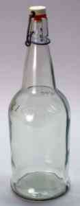 32 oz. EZ Cap Clear Swing Top Bottles, Case of 12  