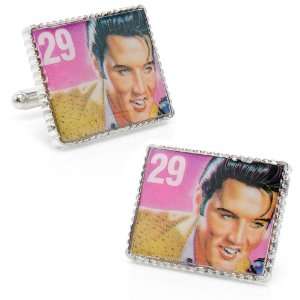  Elvis Presley Stamp Cufflinks Jewelry