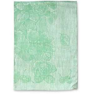  Mierco Green Fruit/Floral Linen Tea Towel: Home & Kitchen