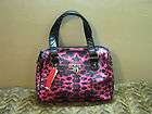Bongo black and pink leopard spot handbag Animal print great girls 