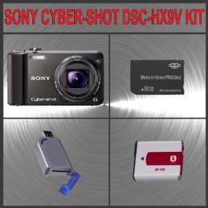 Sony Cyber shot DSC H70 Digital Camera (Black) + Huge Accessories 