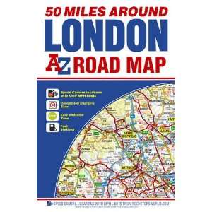  50 Miles Around London Road Map (9781843486817 