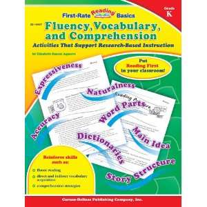  Fluency, Vocabulary, and Comprehension, Grade K 