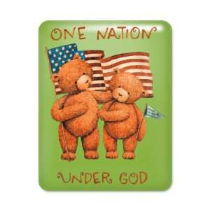   Lime One Nation Under God Teddy Bears with US Flag: Everything Else