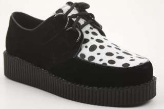   Wedge Heel Lace Up Platform Goth Punk Creepers Shoes Size New  