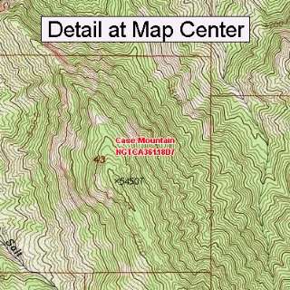   Map   Case Mountain, California (Folded/Waterproof)