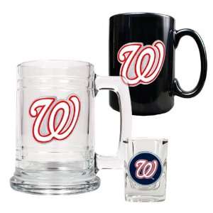   Oz. Tankard, 15 Oz. Ceramic Mug & 2 Oz. Shot Glass MLB Gift Set