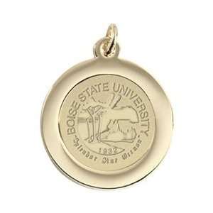 Boise State   Pendant Charm   Gold:  Sports & Outdoors