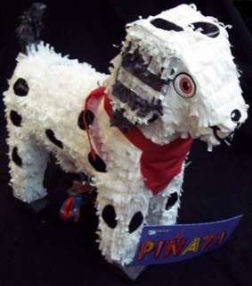 Dalmatian Pull String Pinata Dog Pinatas Firehouse  