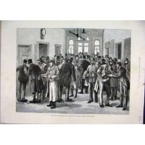 1886 Metropolitan Police Officers Scotland Yard Print  
