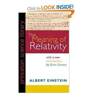  The Meaning of Relativity (9780691080079) Albert Einstein 