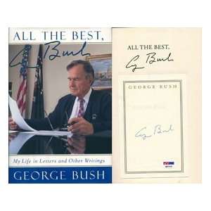 George Bush All The Best Signed Book 