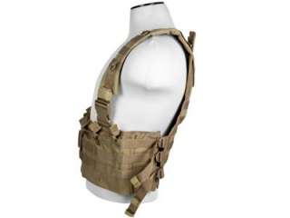  AR Chest Rig Tan Tactical Vest Military Special Forces Swat Police NEW