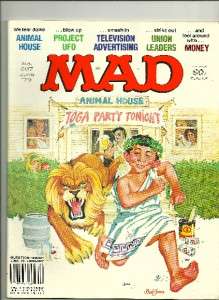 Mad No. 207 June 1979 Cool Animal House cover Fine  
