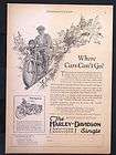 1926 HARLEY DAVIDSO​N Big Twin Motorcycle magazine Ad Biking 