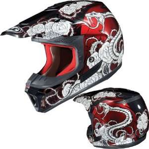  HJC SPX Venom Full Face Helmet X Large  Red Automotive