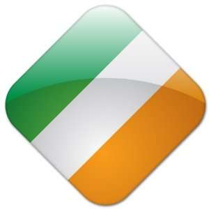  Ireland Irish Flag sticker 4 x 4 Everything Else