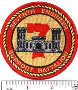 USMC Marines PATCH 7th Engineer Support Bn ! 7th ESB !  