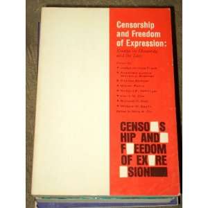  Censorship and Freedom of Expression; Essays on Obscenity 