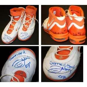 Joakim Noah Florida Gators autographed Game Used/ Game Worn Shoes from 