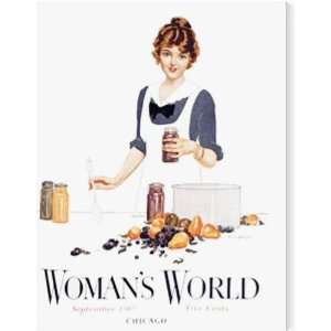  Womans World Magazine AZV01274 metal art: Home & Kitchen