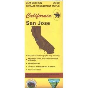Map San Jose   Surface Management BLM 9780607969207  