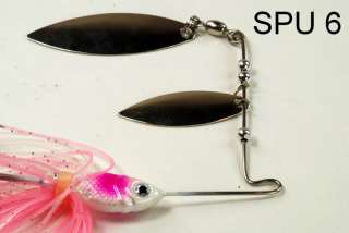 oz 10.6 grams Elite Bright Pink Spinnerbait Fishing Lure  