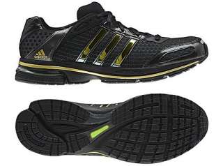 New Mens Adidas SUPERNOVA Glide 4 Running Shoes Black Gold Yellow 