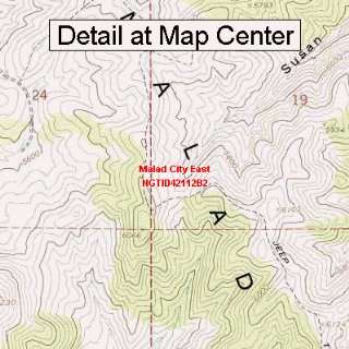   Map   Malad City East, Idaho (Folded/Waterproof)