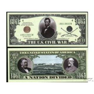 Confederate Currency Paper Coins Set D