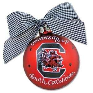   South Carolina Gamecocks Garnet Team Logo Christmas Ornament: Sports