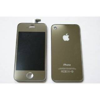 Mirror Silver CDMA iPhone 4 4G Full Set: Front Glass Digitizer +LCD 