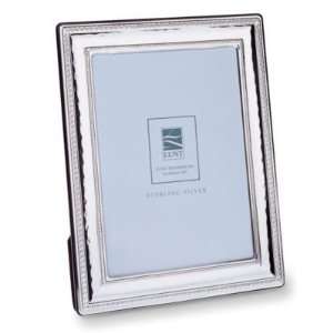  Hammered Scroll Sterling Silver Picture Frame 5 Inch x 7 