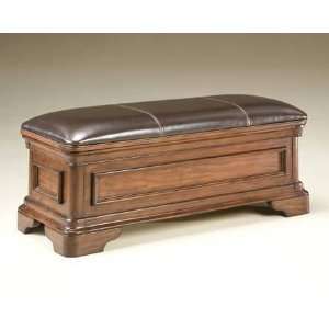 Legacy Classic Heritage Court Leather Storage Bench:  