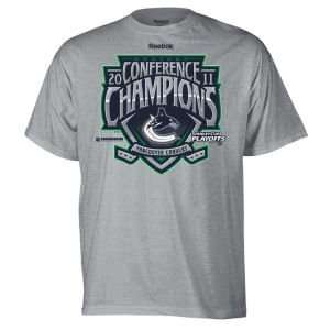  Vancouver Canucks NHL Conference Champ LR T Shirt Sports 