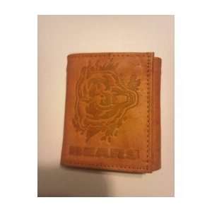  Bears Tan Leather Embossed Trifold Wallet: Everything Else