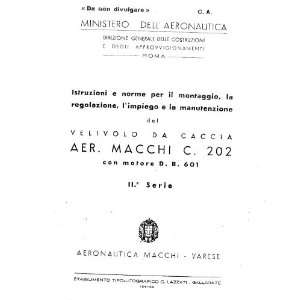    Macchi MC 202 Aircraft Maintenance Manual  1941: Macchi: Books